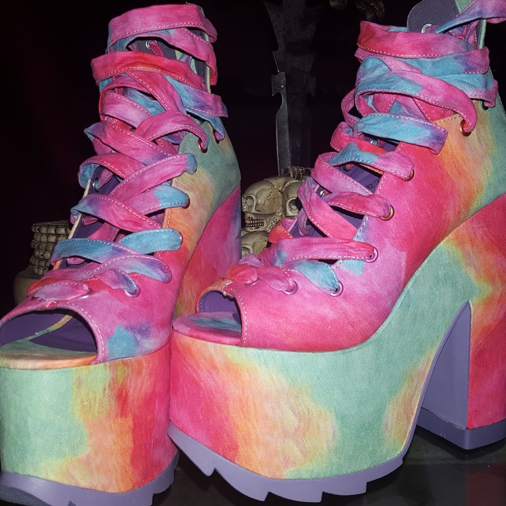 YRU X DOLLSKILL PLATFORM HEELS